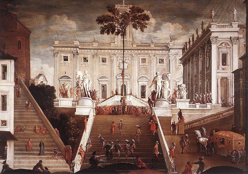 Agostino Tassi Competition on the Capitoline Hill Germany oil painting art